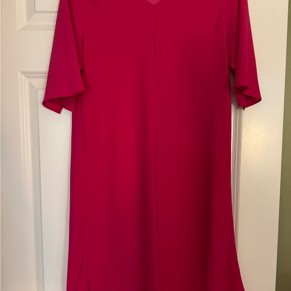 Elegant Pink Midi Dress